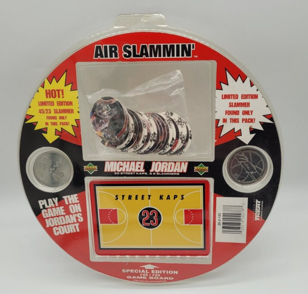 1995 Michael Jordan Upper Deck Air Ltd Edition 25 Slammin Street Kaps&2 Slammers